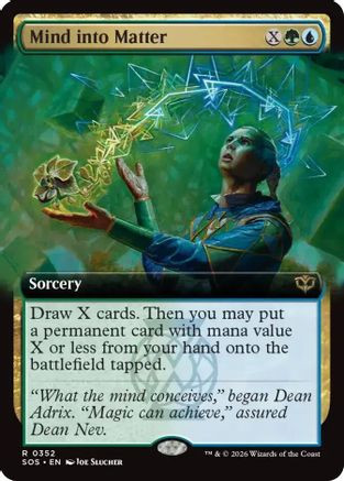 Mind into Matter (Extended Art) (SOS-352) - Secrets of Strixhaven、Wizards of the Coast、kayou