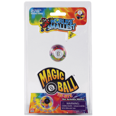 World's Smallest: Magic 8 Ball - Tie-Dye、Super Impulse USA、kayou