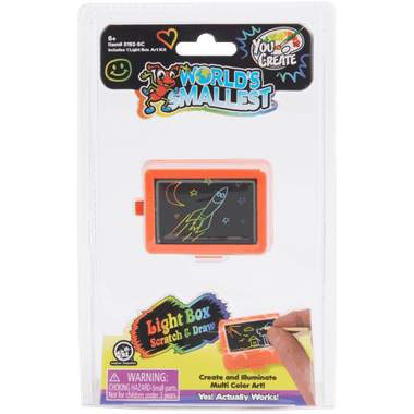 World's Smallest: You Create - Light Box Scratch & Draw、Super Impulse USA、kayou