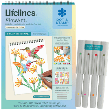 Lifelines FlowArt: Stamp by Shape - Secret Garden、Lifelines、kayou