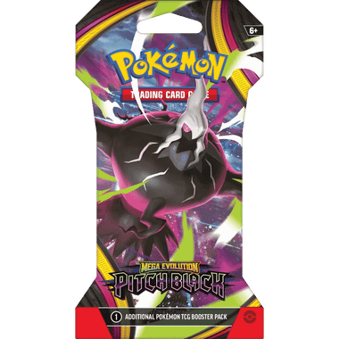 Pokemon: Mega Evolution - Pitch Black - Sleeved Booster Pack、The Pokémon Company、kayou