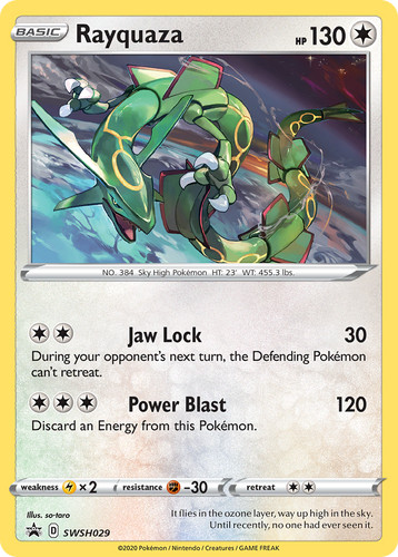 Rayquaza - SWSH029 (Pixel Cosmos Holo) SWSH029 - Miscellaneous Cards Products Holofoil - Game Nerdz Rayquaza - SWSH029 (Pixel Cosmos Holo) SWSH029 - Miscellaneous Cards Products Holofoil - Game Nerdz