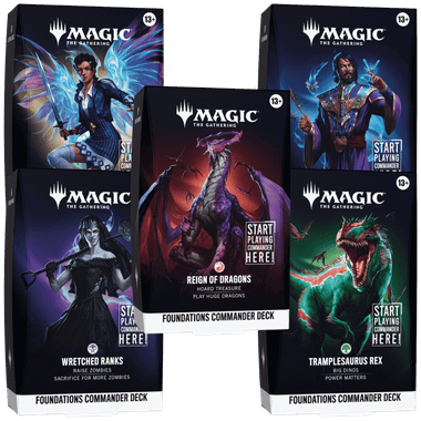 Magic: The Gathering - Foundations Commander Deck (Set of 5) (PREORDER)、Wizards of the Coast、kayou