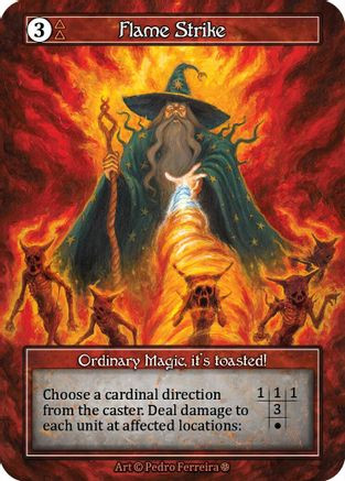Flame Strike (Foil) - Gothic Foil - Game Nerdz