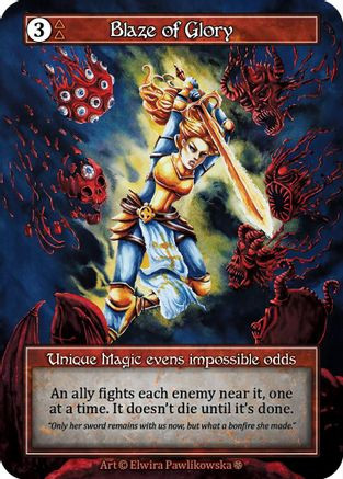 Blaze of Glory (Foil) - Gothic Foil、Gothic、kayou