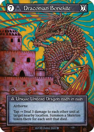 Draconian Bonekite (Foil) - Gothic Foil、Gothic、kayou