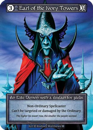 Earl of the Ivory Towers (Foil) - Gothic Foil、Gothic、kayou