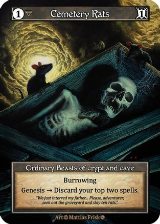 Cemetery Rats (Foil) - Gothic Foil、Gothic、kayou
