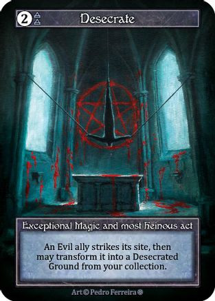 Desecrate (Foil) - Gothic Foil、Gothic、kayou