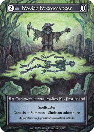 Novice Necromancer (Foil) - Gothic Foil、Gothic、kayou