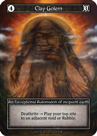 Clay Golem (Foil) - Gothic Foil、Gothic、kayou