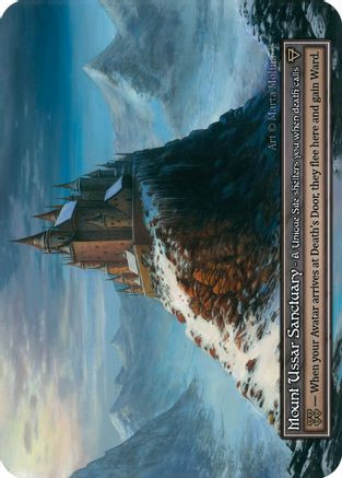 Mount Ussar Sanctuary (Foil) - Gothic Foil、Gothic、kayou