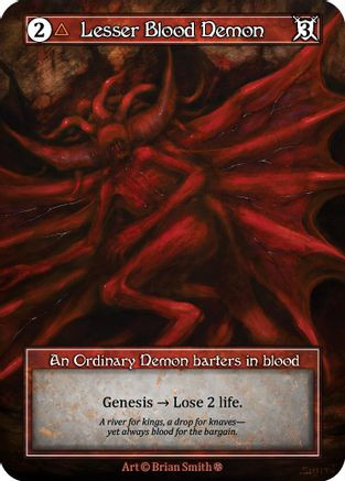 Lesser Blood Demon (Foil) - Gothic Foil、Gothic、kayou