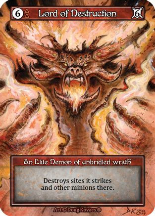 Lord of Destruction (Foil) - Gothic Foil、Gothic、kayou