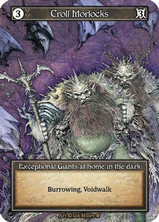 Croll Morlocks (Foil) - Gothic Foil、Gothic、kayou