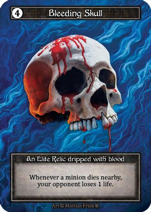 Bleeding Skull (Foil) - Gothic Foil、Gothic、kayou