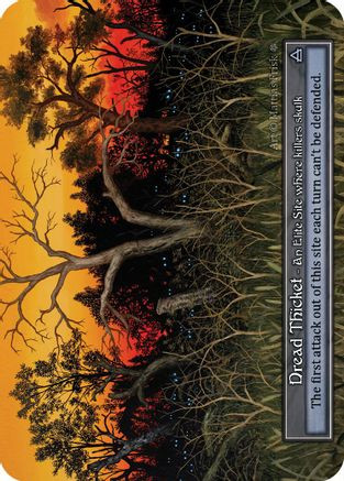 Dread Thicket (Foil) - Gothic Foil、Gothic、kayou