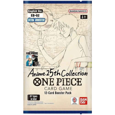 one piece 25th collection booster box Bandai Anime (EB-02) Extra 4x Lot This exclusive booster set brings the history of ONE Piece to life with stunning new card designs inspired by the anime OPENING 12 BOOSTER BOXES OF