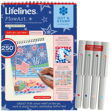 Lifelines FlowArt: Dot-by-Letter - Americana、Lifelines、kayou