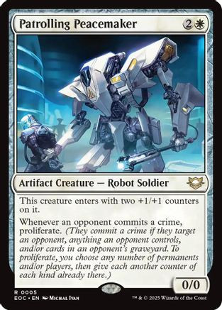 Patrolling Peacemaker (EOC-005) - Commander: Edge of Eternities、Wizards of the Coast、kayou