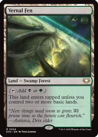 Vernal Fen (EOC-024) - Commander: Edge of Eternities、Wizards of the Coast、kayou