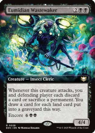 Eumidian Wastewaker (Extended Art) (EOC-028) - Commander: Edge of Eternities、Wizards of the Coast、kayou