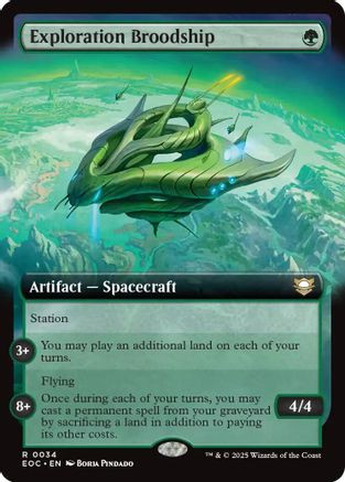 Exploration Broodship (Extended Art) (EOC-034) - Commander: Edge of Eternities、Wizards of the Coast、kayou