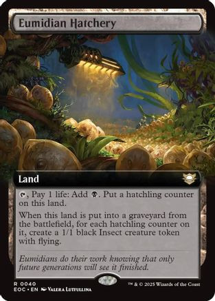 Eumidian Hatchery (Extended Art) (EOC-040) - Commander: Edge of Eternities、Wizards of the Coast、kayou