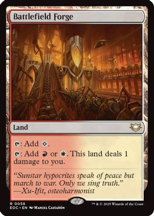 Battlefield Forge (EOC-058) - Commander: Edge of Eternities、Wizards of the Coast、kayou