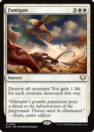 Fumigate (EOC-065) - Commander: Edge of Eternities、Wizards of the Coast、kayou