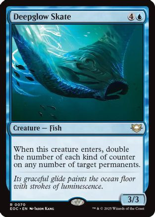 Deepglow Skate (EOC-070) - Commander: Edge of Eternities、Wizards of the Coast、kayou