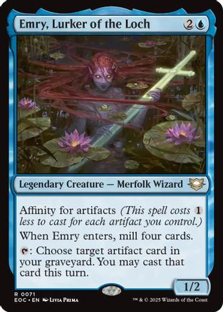 Emry, Lurker of the Loch (EOC-071) - Commander: Edge of Eternities、Wizards of the Coast、kayou