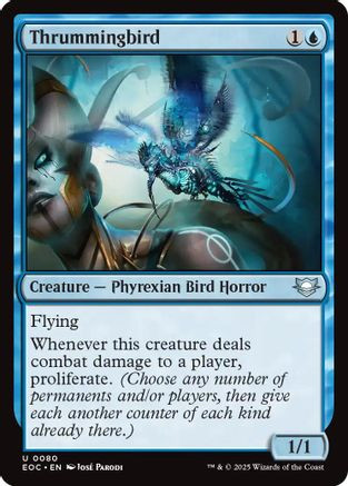 Thrummingbird (EOC-080) - Commander: Edge of Eternities、Wizards of the Coast、kayou