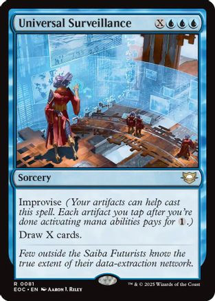 Universal Surveillance (EOC-081) - Commander: Edge of Eternities、Wizards of the Coast、kayou