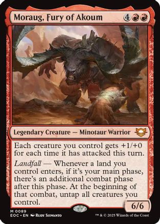 Moraug, Fury of Akoum (EOC-089) - Commander: Edge of Eternities、Wizards of the Coast、kayou
