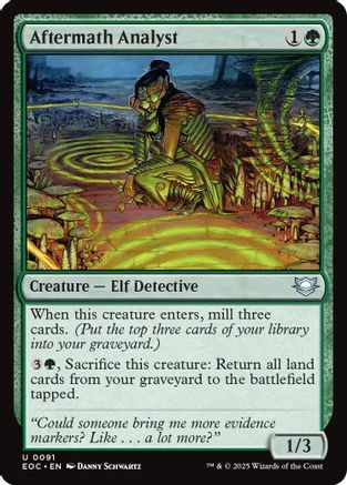 Aftermath Analyst (EOC-091) - Commander: Edge of Eternities、Wizards of the Coast、kayou