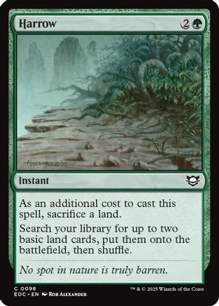 Harrow (EOC-098) - Commander: Edge of Eternities、Wizards of the Coast、kayou