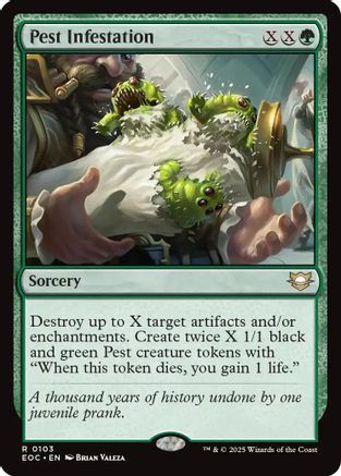 Pest Infestation (EOC-103) - Commander: Edge of Eternities、Wizards of the Coast、kayou