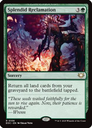 Splendid Reclamation (EOC-108) - Commander: Edge of Eternities、Wizards of the Coast、kayou