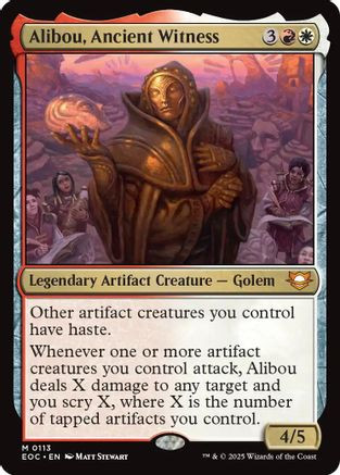 Alibou, Ancient Witness (EOC-113) - Commander: Edge of Eternities、Wizards of the Coast、kayou