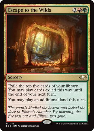 Escape to the Wilds (EOC-115) - Commander: Edge of Eternities、Wizards of the Coast、kayou