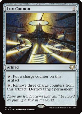 Lux Cannon (EOC-141) - Commander: Edge of Eternities、Wizards of the Coast、kayou