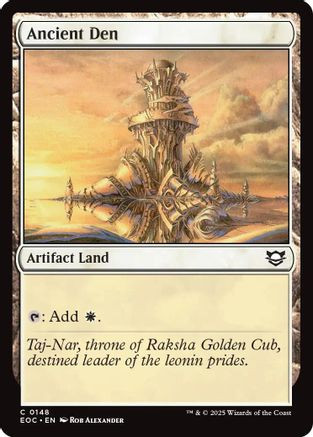 Ancient Den (EOC-148) - Commander: Edge of Eternities、Wizards of the Coast、kayou