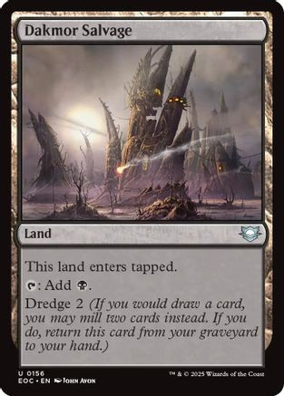 Dakmor Salvage (EOC-156) - Commander: Edge of Eternities、Wizards of the Coast、kayou