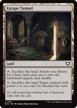 Escape Tunnel (EOC-157) - Commander: Edge of Eternities、Wizards of the Coast、kayou