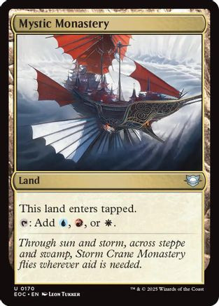 Mystic Monastery (EOC-170) - Commander: Edge of Eternities、Wizards of the Coast、kayou