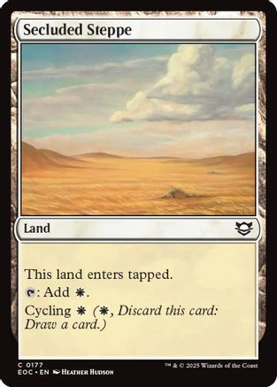 Secluded Steppe (EOC-177) - Commander: Edge of Eternities、Wizards of the Coast、kayou