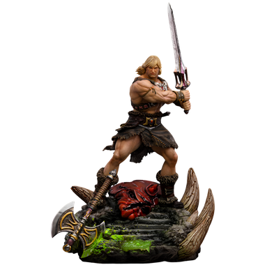 Masters of the Universe: He-Man Unleashed HEMAN113824-10 - Art Scale 1/10 Statue、Iron Studios、kayou