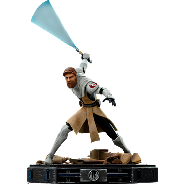 Star Wars: The Clone Wars: Obi-Wan Kenobi LUCSWR203125-10 - Art Scale 1/10 Statue、Iron Studios、kayou