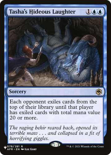 Tasha's Hideous Laughter (LIST-078/281) - The List、Wizards of the Coast、kayou